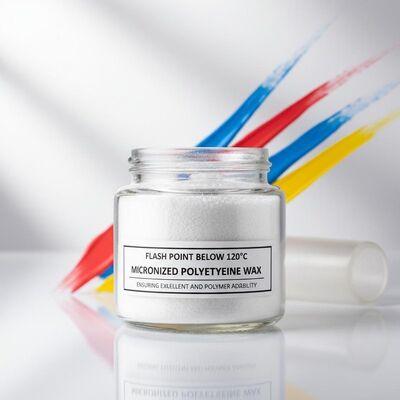 Punto de inflamación por debajo de 120°C Cera de polietileno micronizada que garantiza una excelente estabilidad térmica utilizada en pinturas y aditivos de polímeros