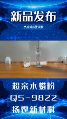 Cera en micropolvo hidrofílica, utilizada en tintas a base de agua.